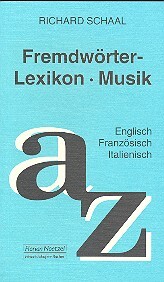 Fremdwörterlexikon Musik