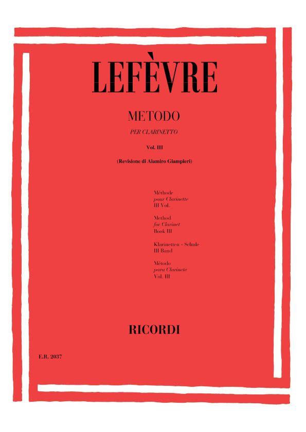 Metodo per clarinetto vol.3