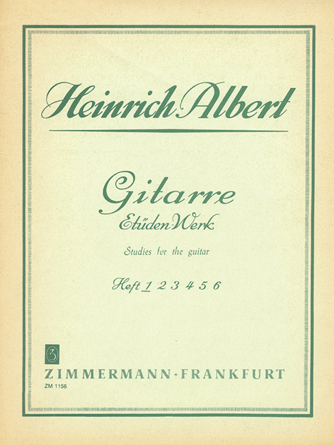 Gitarren-Etüden-Werk Band 1