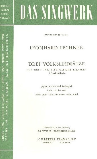 3 Volksliedsätze