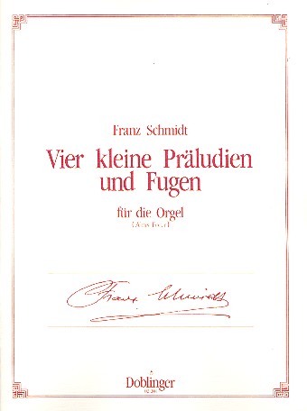4 kleine Präludien und Fugen