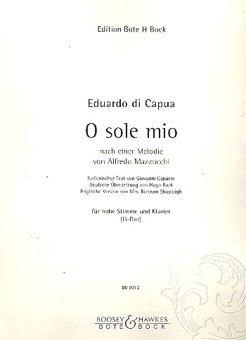 O sole mio G-Dur