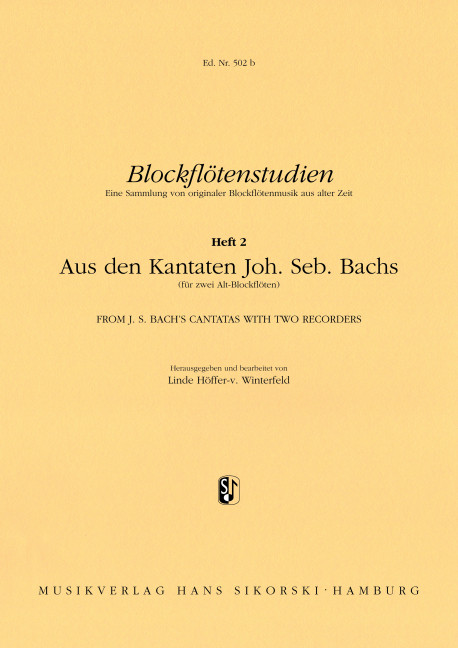 Blockflötenstudien Band 2