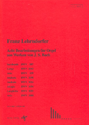 8 Bearbeitungen aus Werken von J.S. Bach