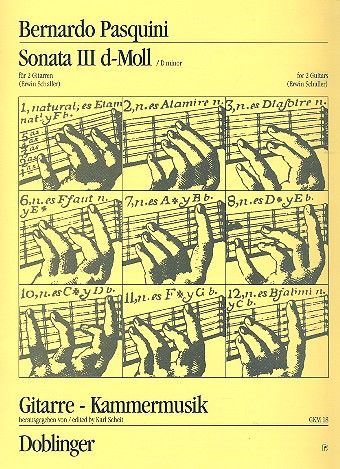 Sonate d-Moll Nr.3 für 2 Gitarren