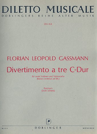 Divertimento a tre C-Dur für 2 Violinen