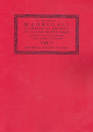 Madrigali vol.8 - Canti guerrieri