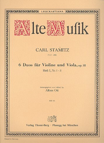 6 Duos op.18 Band 1 (Nr.1-3)