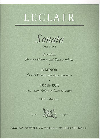 Sonate d-Moll op.4,1
