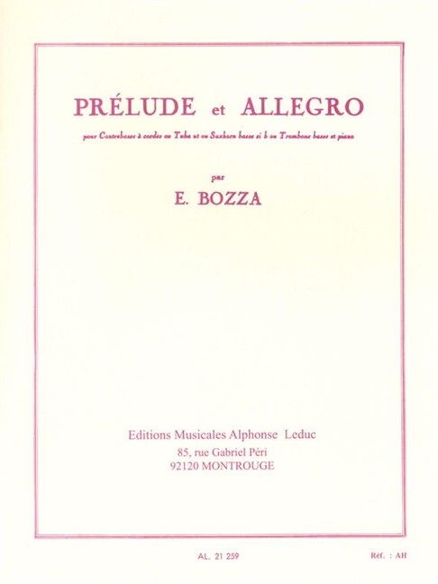 Prelude et allegro pour contre-