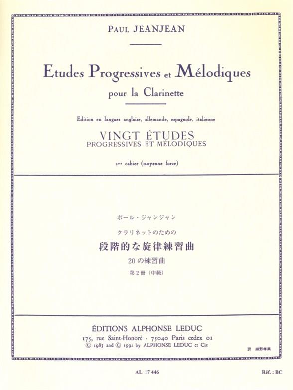 Études progressives et mélodiques vol.2:
