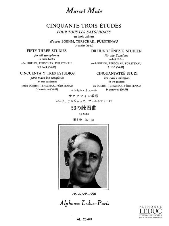 53 etudes d'apres Böhm, Terschack