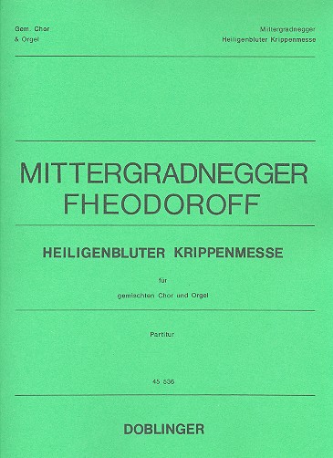 HEILIGENBLUTER KRIPPENMESSE