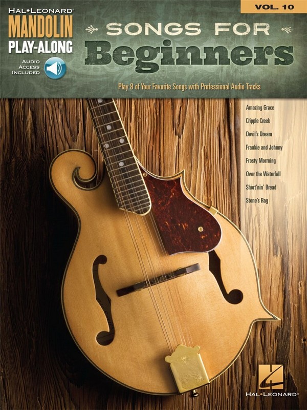 Songs for Beginners (+Online Audio Access) mandolin playalong vol.10