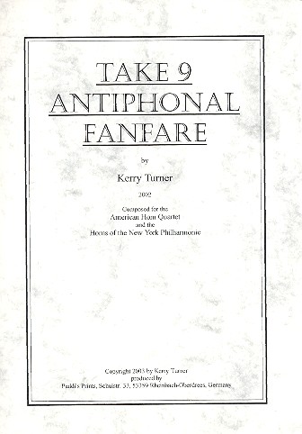 Take 9 - Antiphonal Fanfare