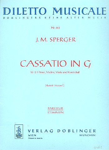 Cassatio G-Dur