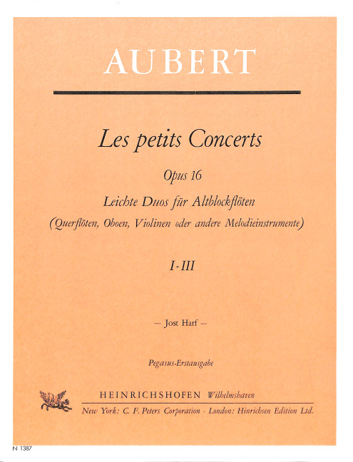 Les petits concerts op.16,1-3