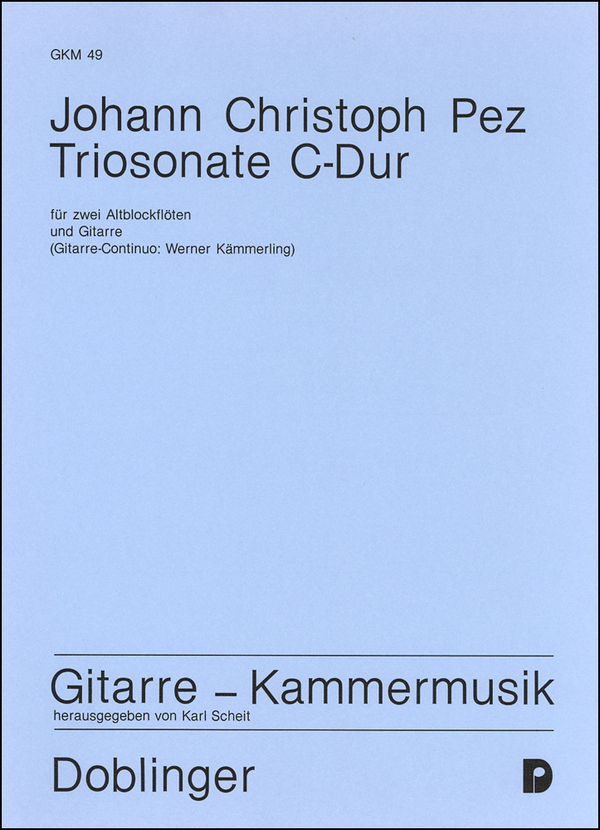 Triosonate C-Dur für 2 Altblock-