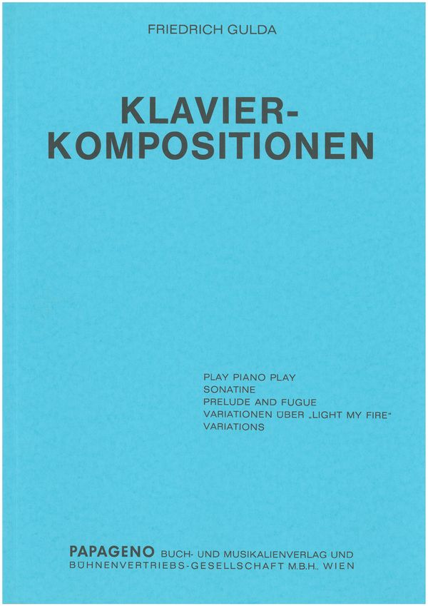 Klavier-Kompositionen 