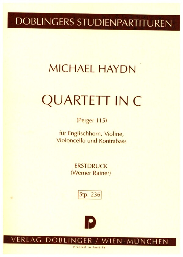Quartett in C-Dur Perger 115