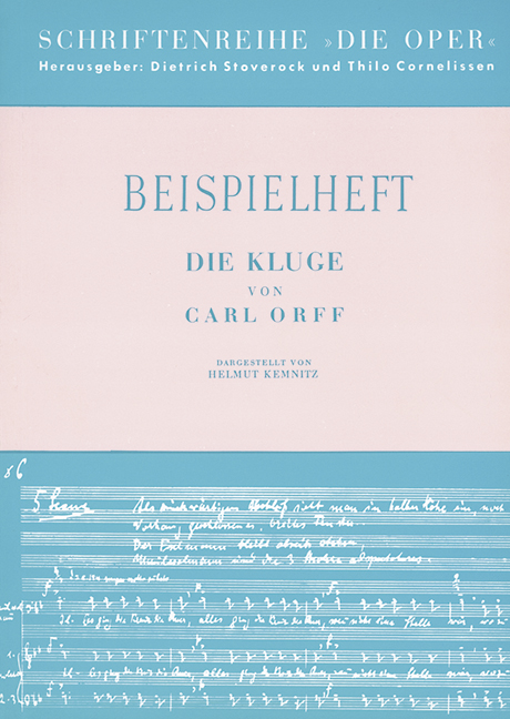 Die Kluge von Carl Orff