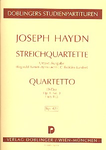 Streichquartett D-Dur op.1,3