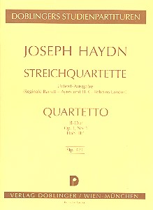 Streichquartett B-Dur op. 1,1