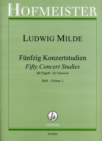 50 Konzertstudien op.26 Band 1 (Nr.1-25)