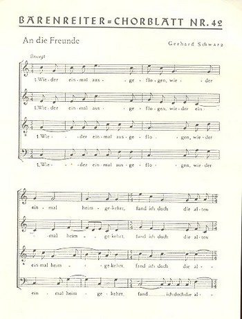An die Freunde