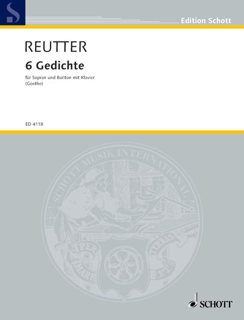 6 Gedichte aus Goethes 'Westöstlicher Diwan' op.73