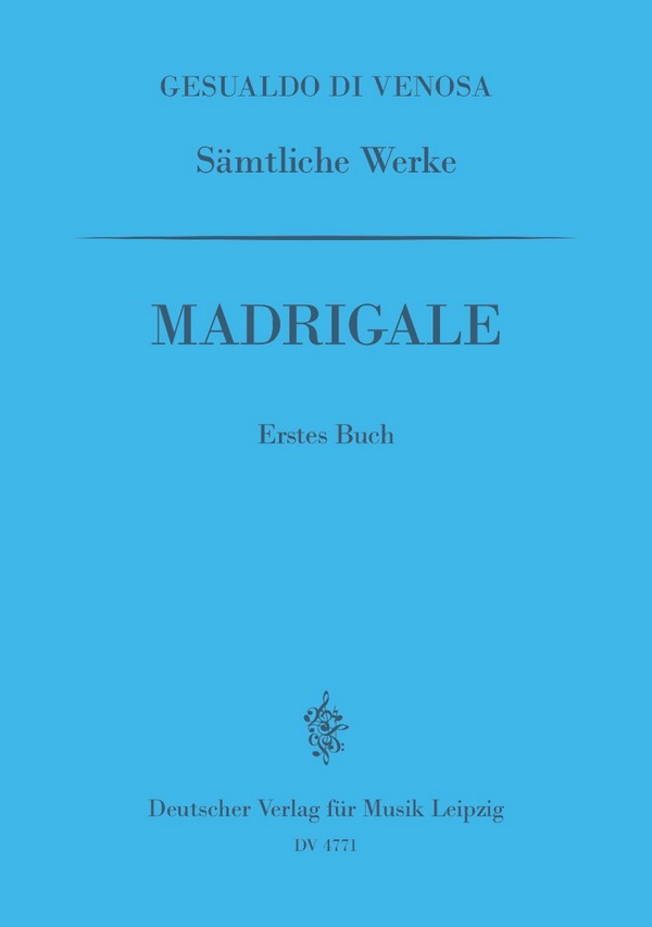 Sämtliche Madrigale Band 1