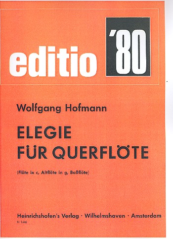 Elegie für Flöte (Flöte in c,