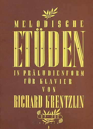 Melodische Etüden in Präludienform op.200 Band 1