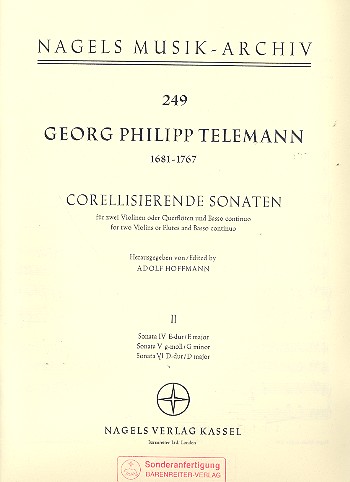 Corellisierende Sonaten Band 2