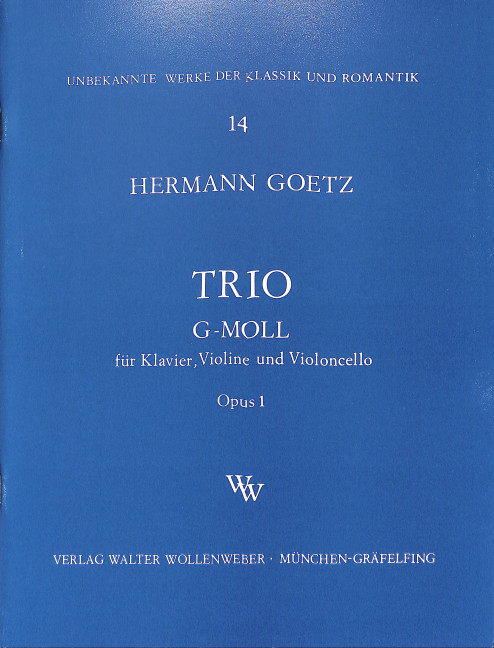 Trio g-Moll op.1 für Klavier,