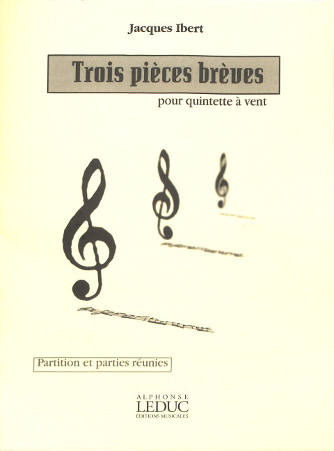 3 pièces brèves pour flûte,