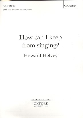 How can I keep from Singing
