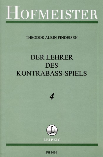 Der Lehrer des Kontrabaß-Spiels