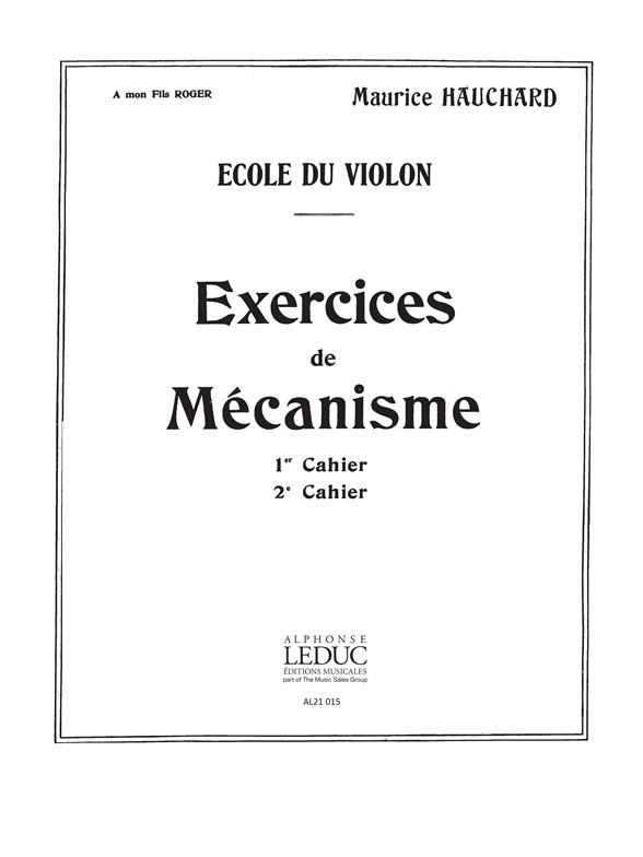 EXERCICES DE MECANISME VOL.2 POUR
