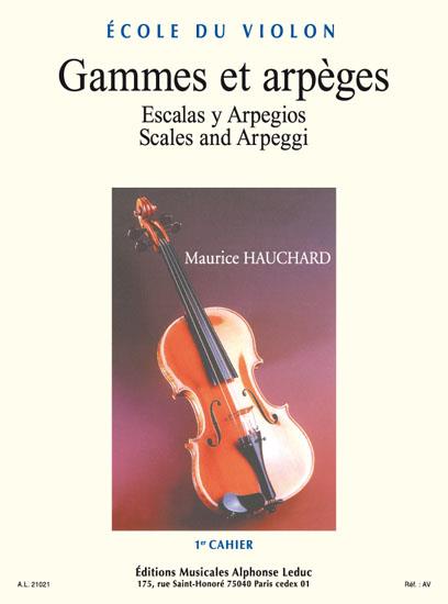 gammes et arpeges violon