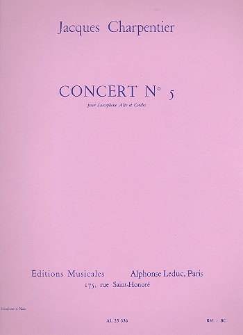 Concerto no. 5 pour saxophone et