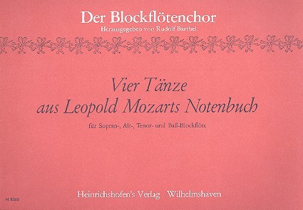 4 Tänze aus Leopold Mozarts Notenbuch