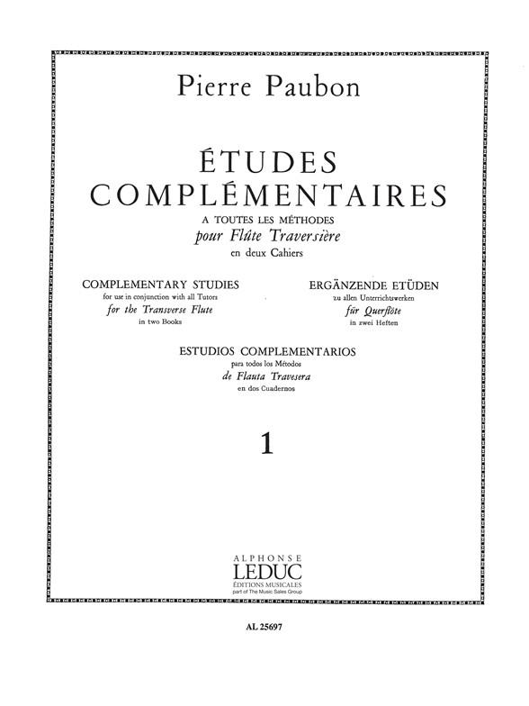 Etudes complementaires vol.1 pour
