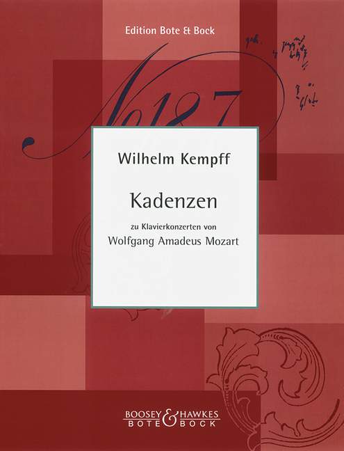 Kadenzen zu 5 Klavierkonzerten von Mozart