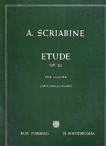 Etüde op.2,1