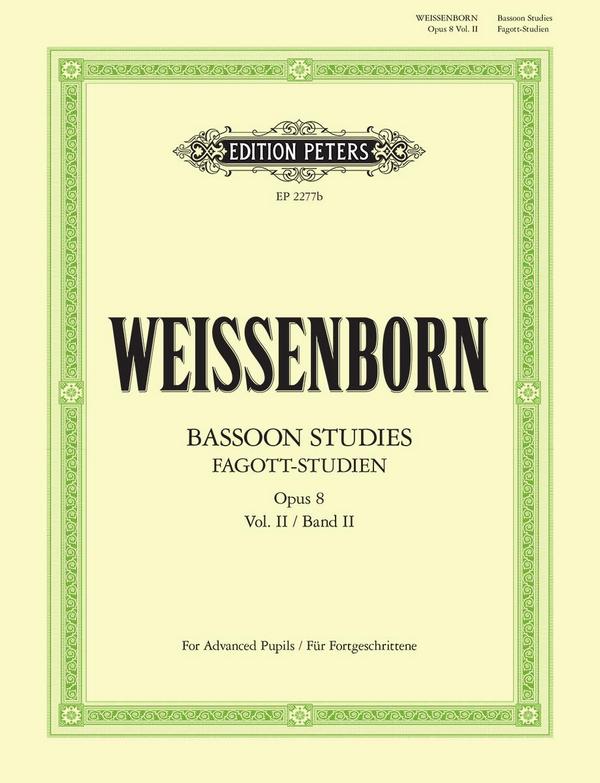 Fagott-Studien op.8 Band 2