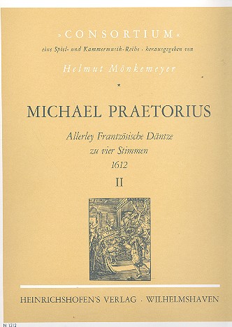 Allerley frantzösische Däntze Band 2