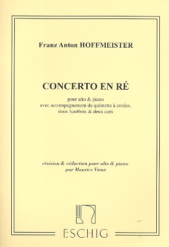 Concerto en re (majeur) pour alto