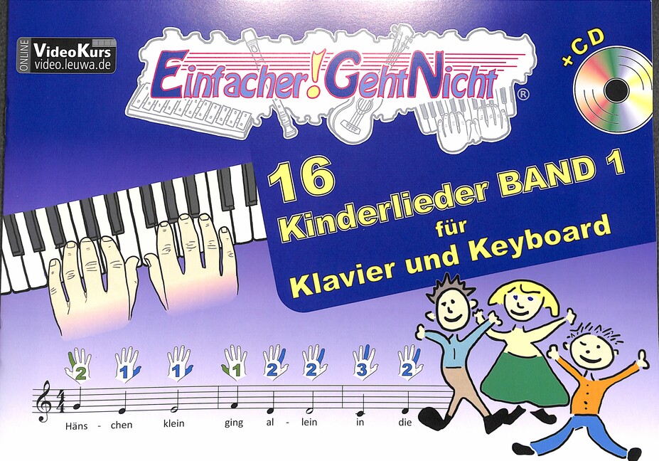 16 Kinderlieder Band 1 (+CD)