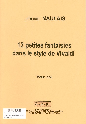 12 petites fantaisies dans le style de Vivaldi